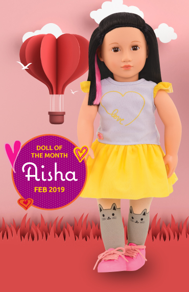 Aisha doll of the month March 2019