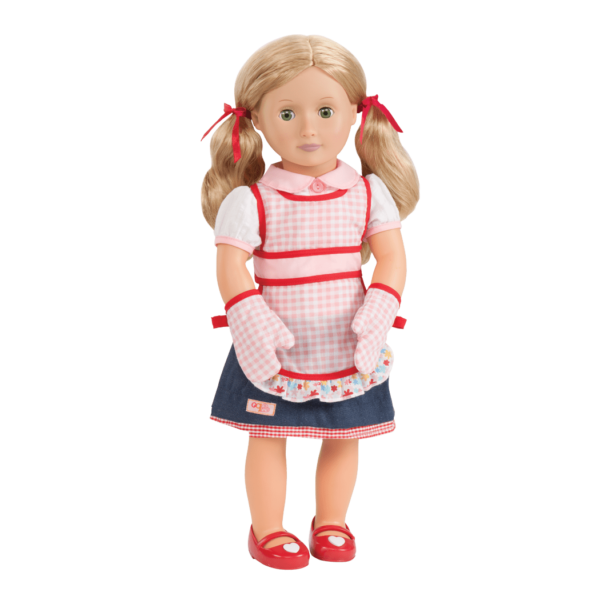 Jenny doll wearing outfit