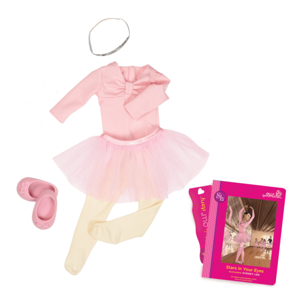 Sydney Lee Read & Play - Outfit and Book Set for 18-inch Dolls