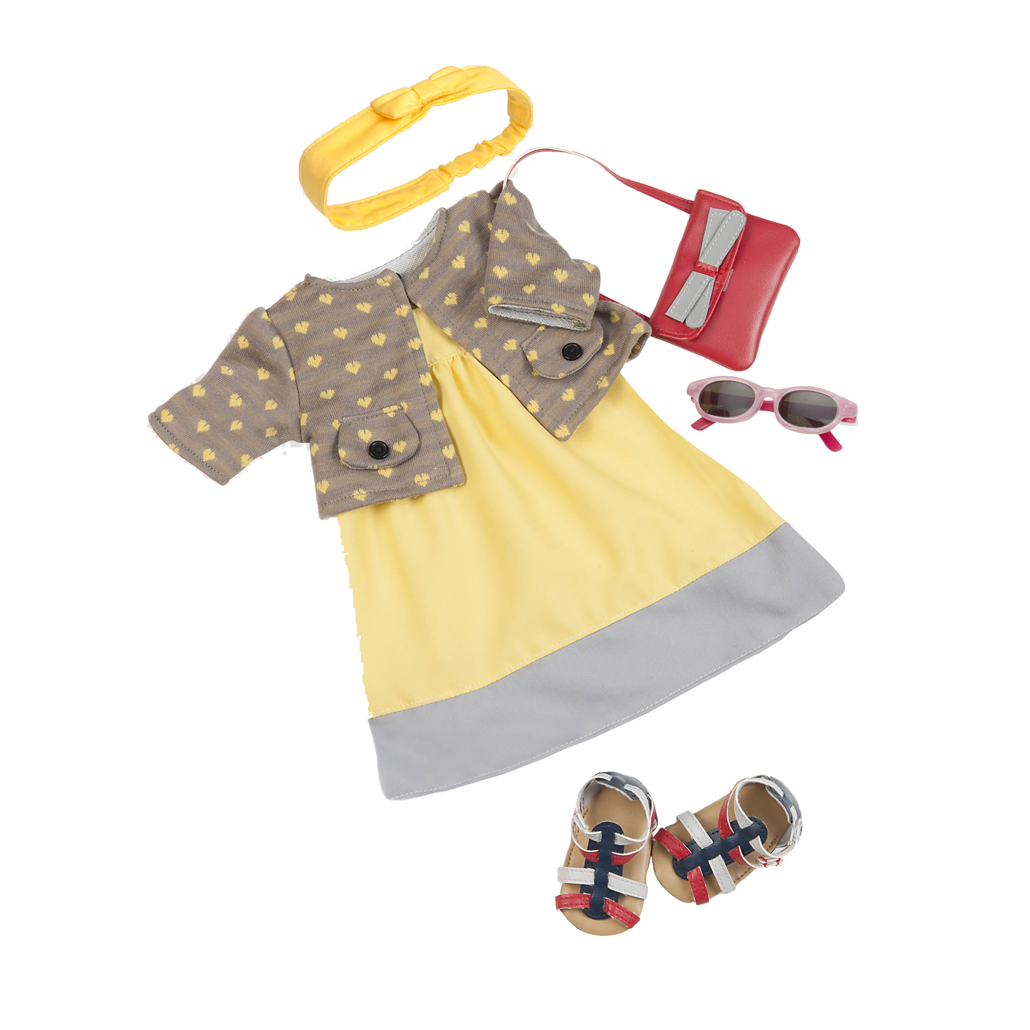 To Our Heart's Content Dress Outfit for 18-inch Dolls