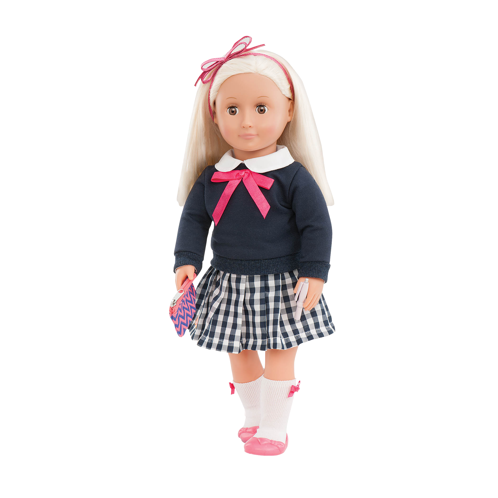 Pretty Preppy Leah doll wearing outfit
