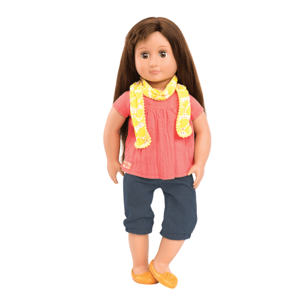 Reese doll wearing outfit