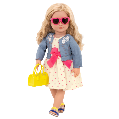 Our Generation Bright as the Sun Jacket & Dress Outfit for 18-inch Dolls