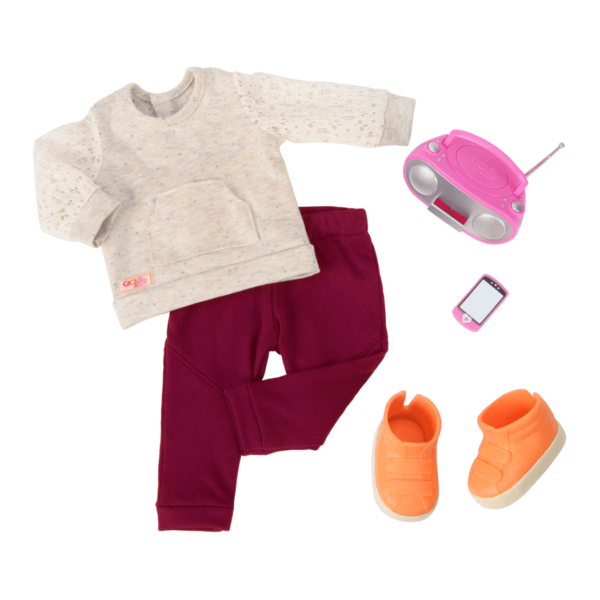 Free Style Dance Outfit for 18-inch Dolls