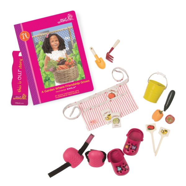 Nahla Read & Play - Outfit and Book Set for 18-inch Dolls