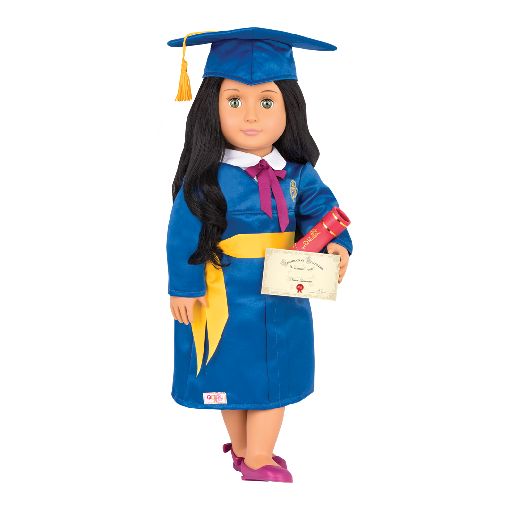 Our Generation Great Grades Graduation Cap & Gown Clothes Set 18" AG Girl Doll 