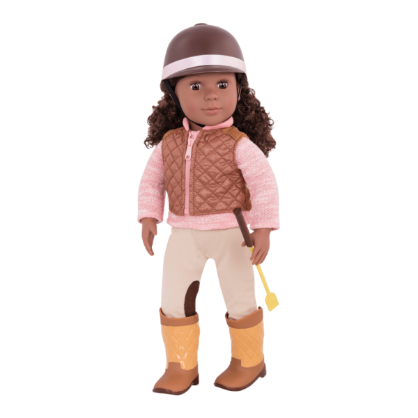 Equestrian Horse Riding Doll Outfit Clothes  Accessories for Am 6 Piece Set 