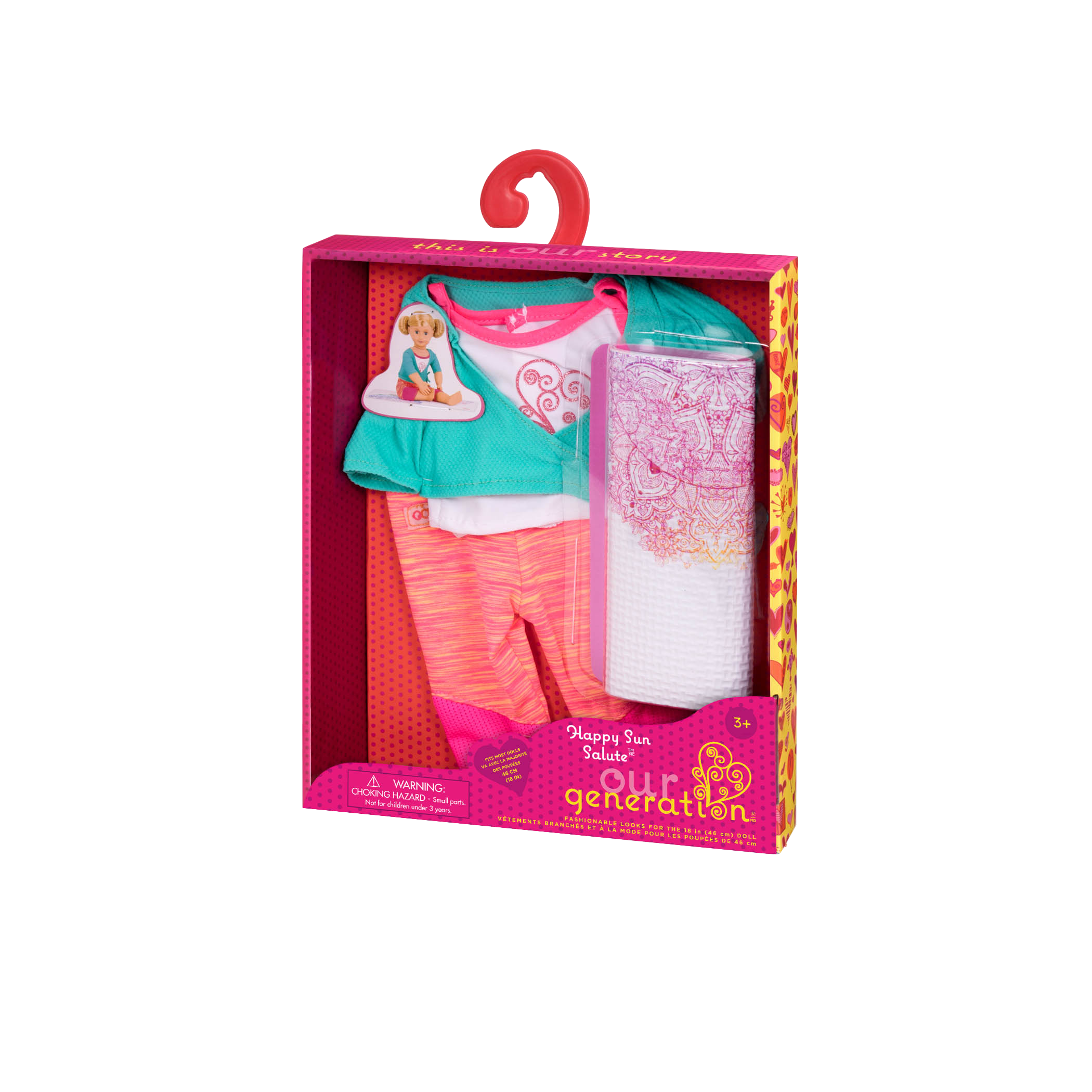 Happy Sun Salute yoga Outfit package
