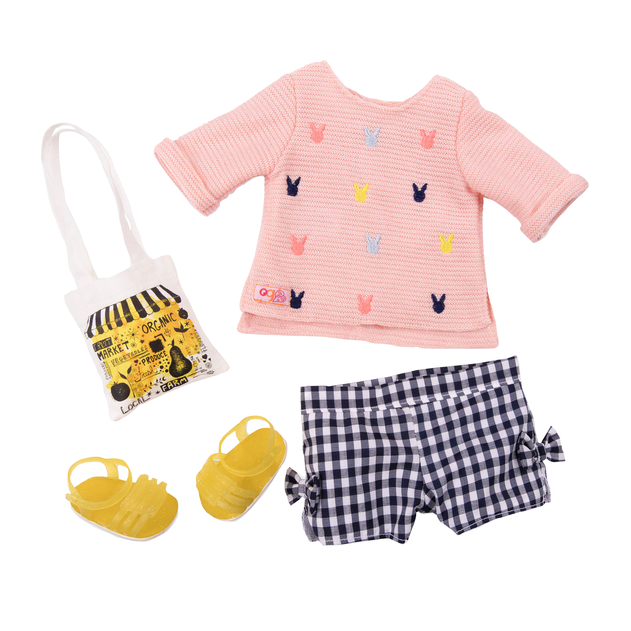 Market Day Summer Outfit for 18-inch Dolls