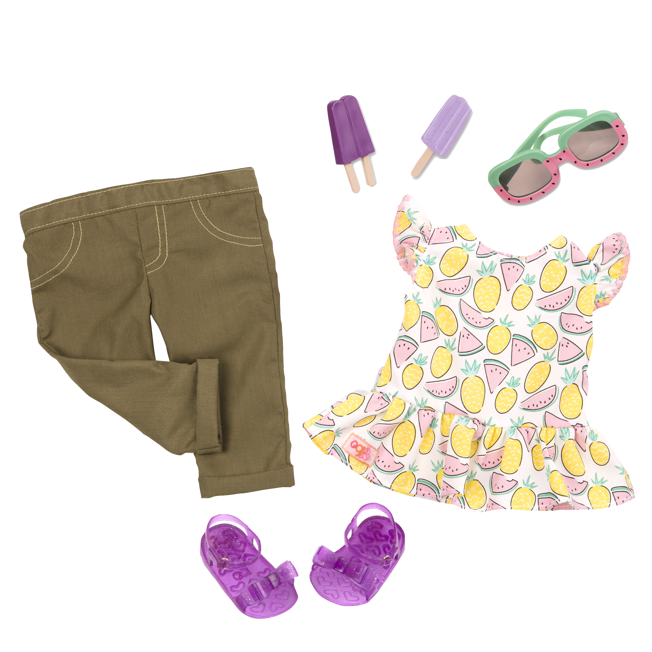 Cutie Fruity outfit all components