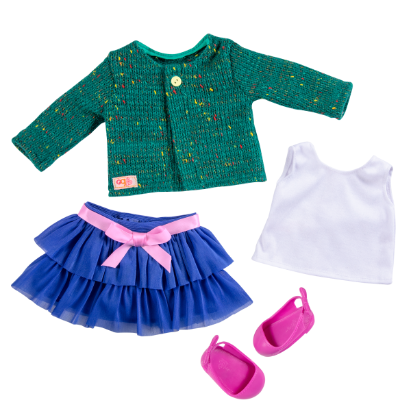 Bright and Brisk Fashion Outfit for 18-inch Dolls