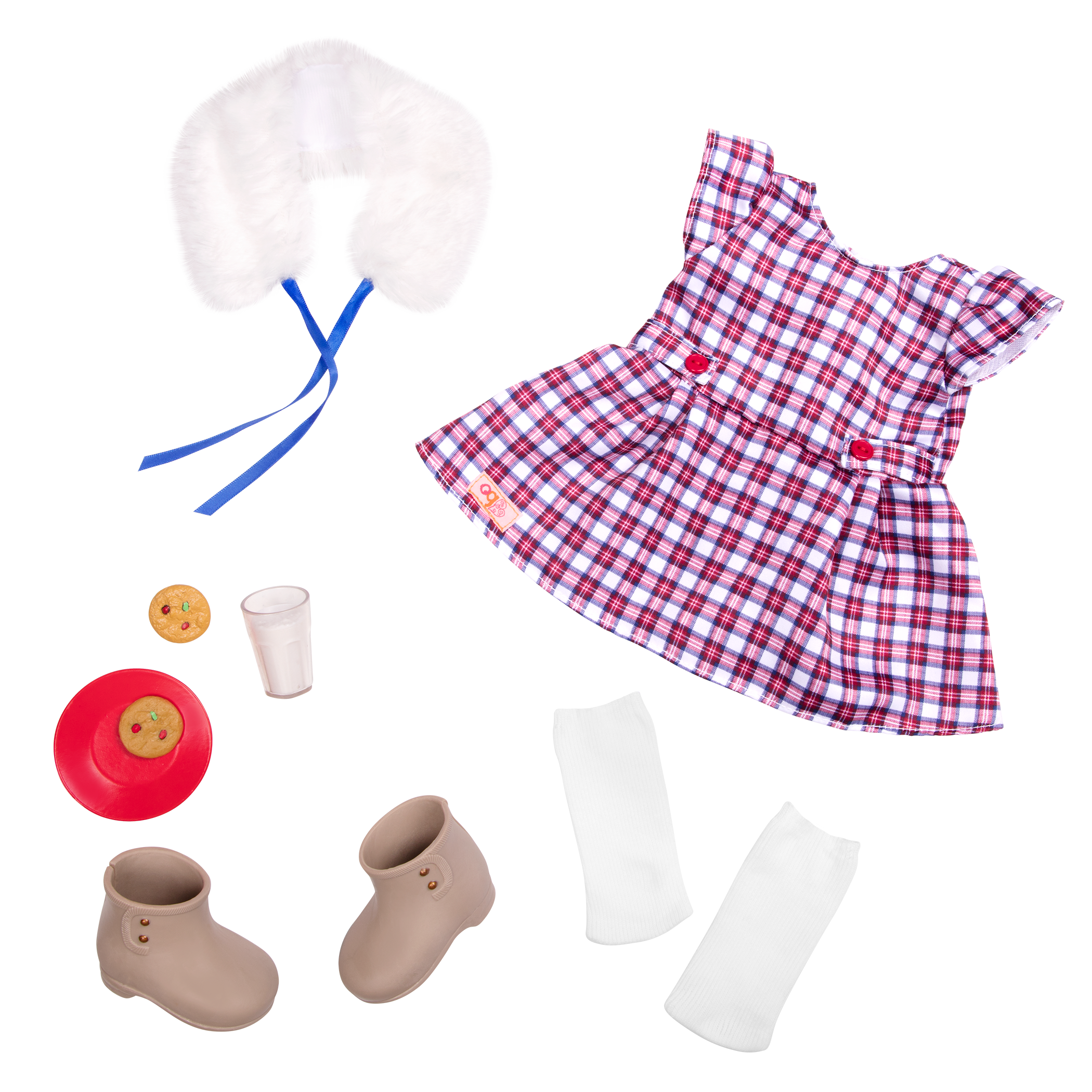 Wrapped with a Bow - 18-inch Doll Outfit