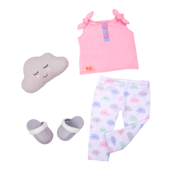 Cloudy Cuddles Outfit for 18-inch Dolls