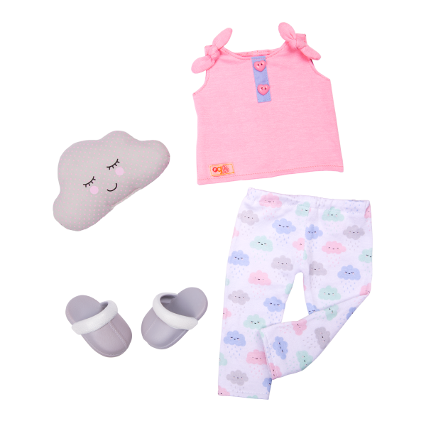 Cloudy Cuddles Outfit for 18-inch Dolls