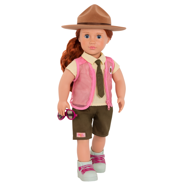 Park Ranger Flair Outfit for 18-inch Dolls with Aubrie and Accessories