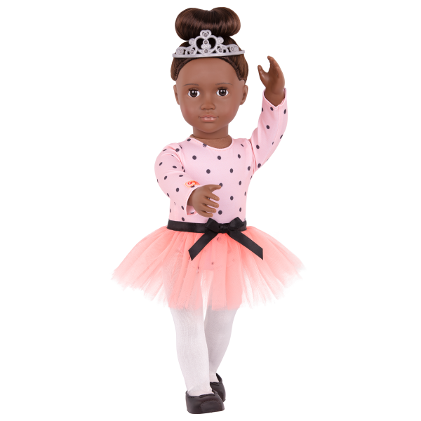On Point Ballet Outfit Ballerina Clothes Tutu for 18-inch Dolls
