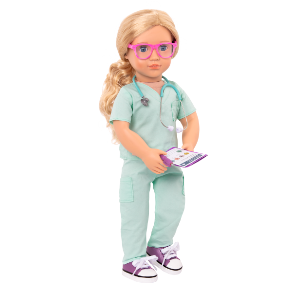 Deluxe Sweet Surgeon Outfit Clothes for 18-inch Dolls Doctor Medical Play
