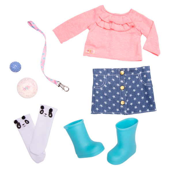 Playful Pickup Pet Outfit for 18-inch Dolls
