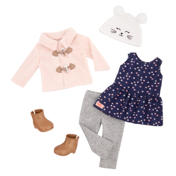 Deluxe Cheerfully Chilly Outfit for 18-inch Dolls