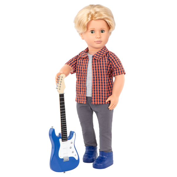 Plaid to Rock Outfit for 18-inch Boy Dolls