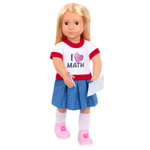 Perfect Math School Outfit Accessories for 18-inch Dolls