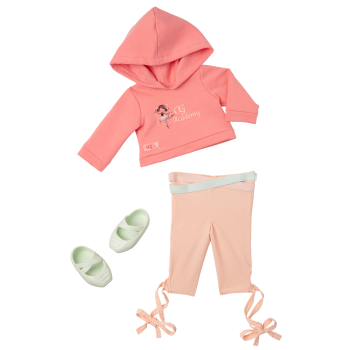 Studio Style Ballet Practice Outfit for 18-inch Dolls