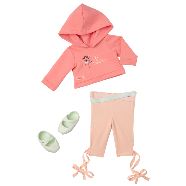 Studio Style Ballet Practice Outfit for 18-inch Dolls