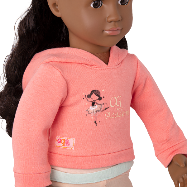 Studio Style Ballet Practice Outfit for 18-inch Dolls Ballet Academy
