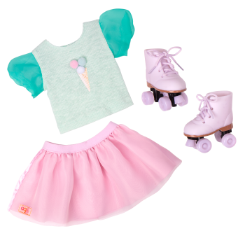 Scoopalicious Ice Cream Outfit for 18-inch Dolls