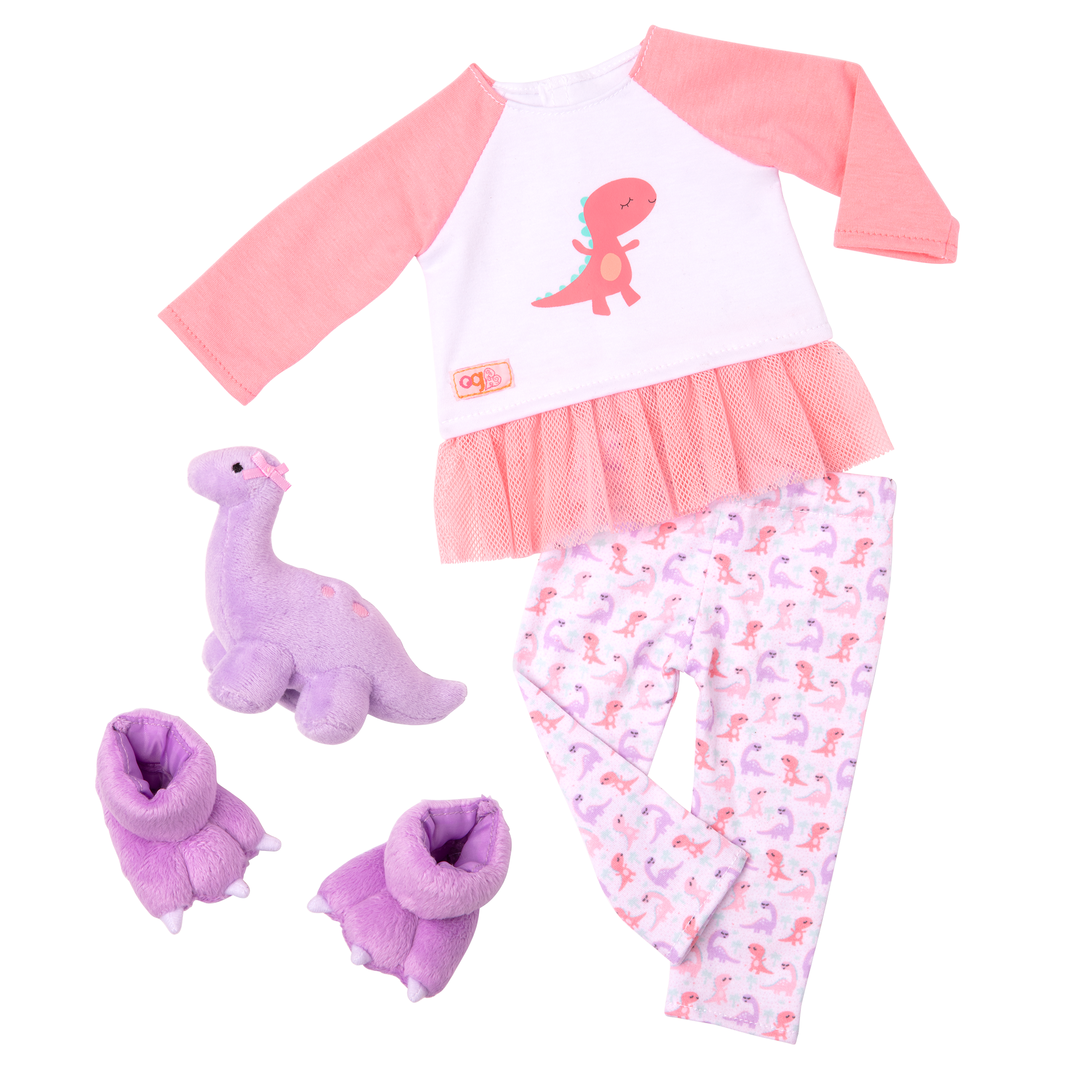 Noon & Nighty Piggy Pjs Outfit for 18" Dolls, Our Generation BD30062Z Morning 