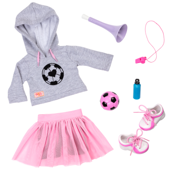 Fashion Goals Soccer Outfit for 18-inch Dolls
