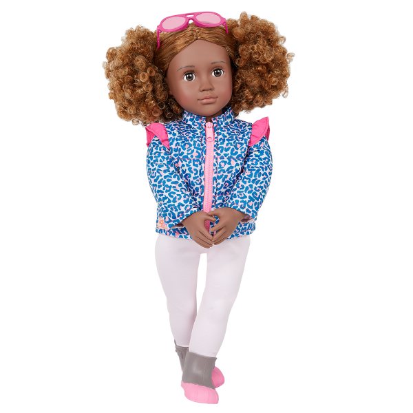 Our Generation Lovely Leopard Outdoor Outfit 18-inch Doll Ashanti