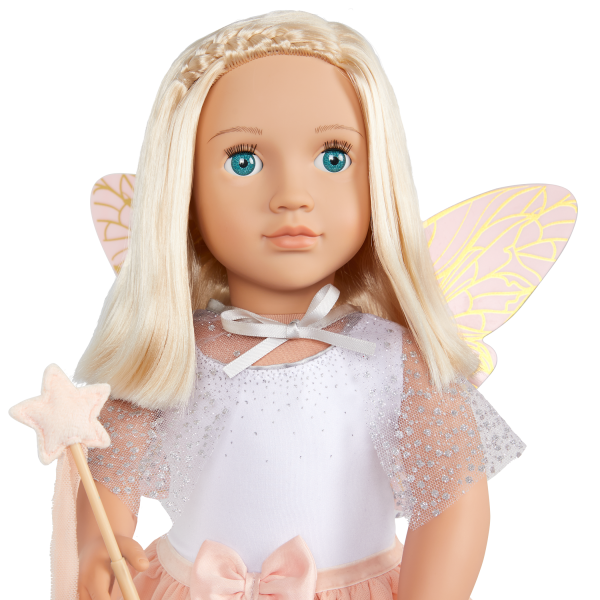 Our Generation Tooth Fairy Outfit Wings & Star Wand for 18-inch Dolls