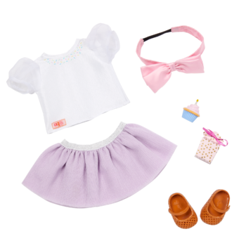 Our Generation Sweet Wishes Birthday Outfit for 18-inch Dolls