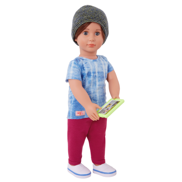 Our Generation Play It Cool 18-inch Boy Doll Clothes & Pretend Tablet