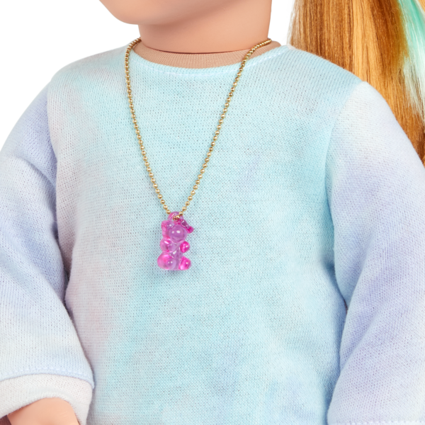 Our Generation Gummy Bear Necklace Outfit for 18-inch Dolls