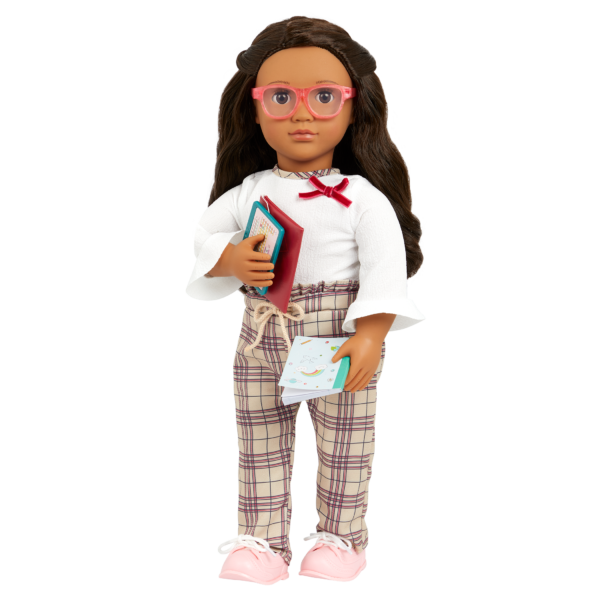 Our Generation 18-inch Doll Wearing the Prep in Your Step Outfit