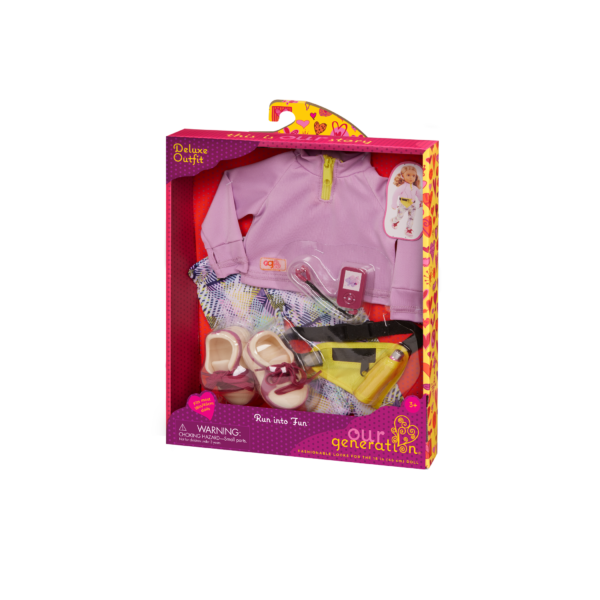 Our Generation Run into Fun Outfit for 18-inch Dolls Packaging