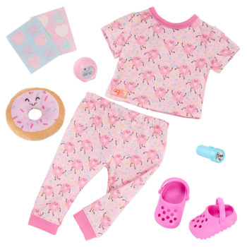 Our Generation Dreaming of Donuts Pajama Outfit for 18 inch Doll