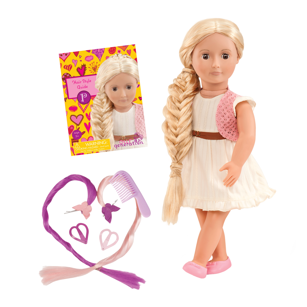 BD31028A Phoebe Hairplay Doll all components