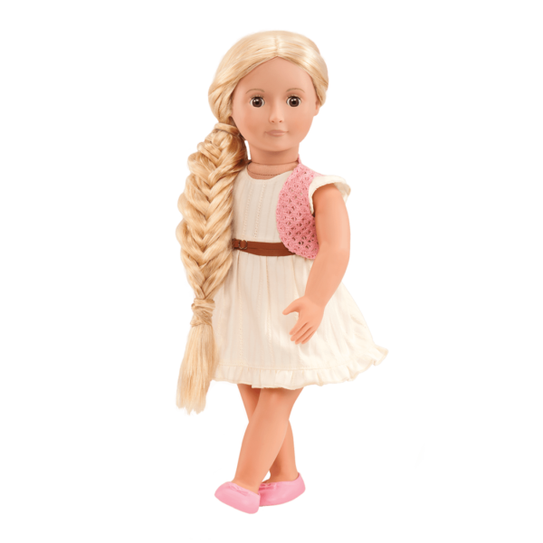 BD31028A Phoebe Hairplay Doll with fishtail braid
