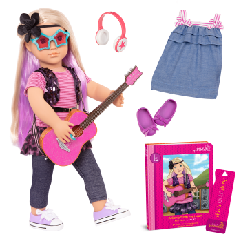 Layla Deluxe 18-inch Musician Doll with Storybook