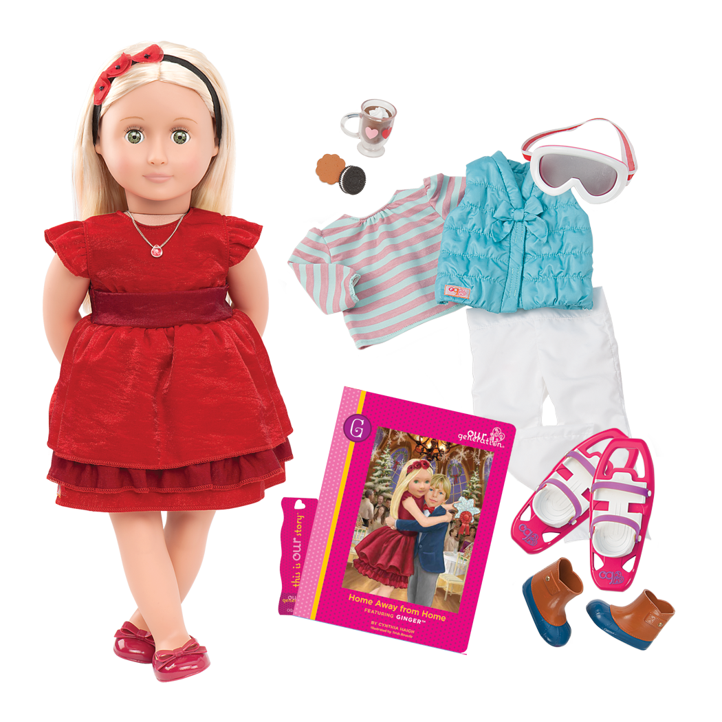 Ginger Deluxe 18-inch Doll with Storybook