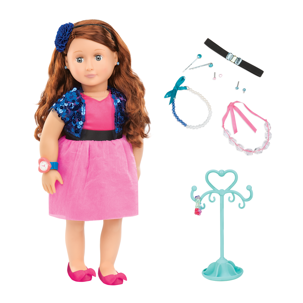 Aura 18-inch Jewelry Doll with Earrings