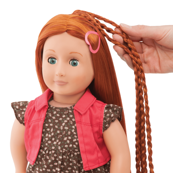 BD31054 Peyton Hairplay Doll hair extension detail01