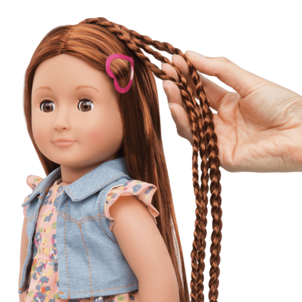 BD31058 Paisely Hairplay Doll hair extension detail01