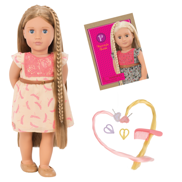 BD31073 Portia Hairplay Doll all components