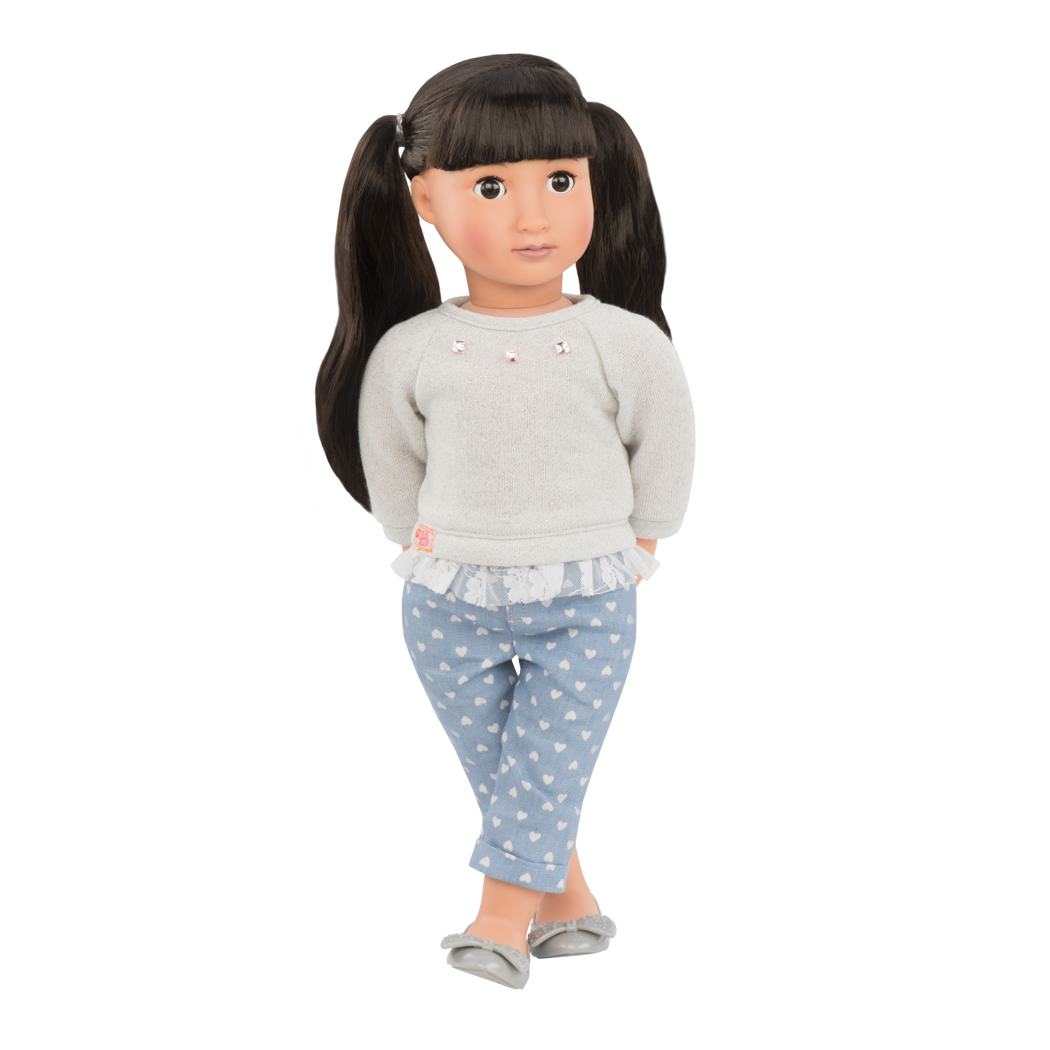 May Lee 18-inch Doll with bangs