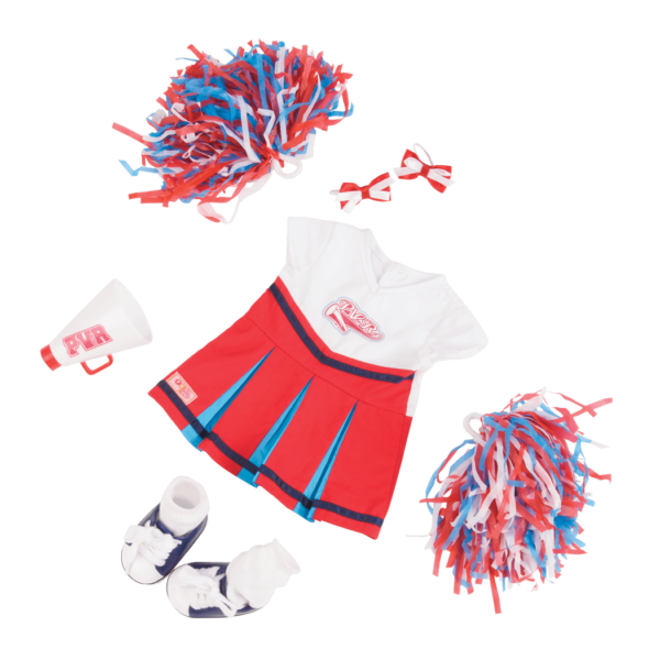 Detail of cheerleader uniform