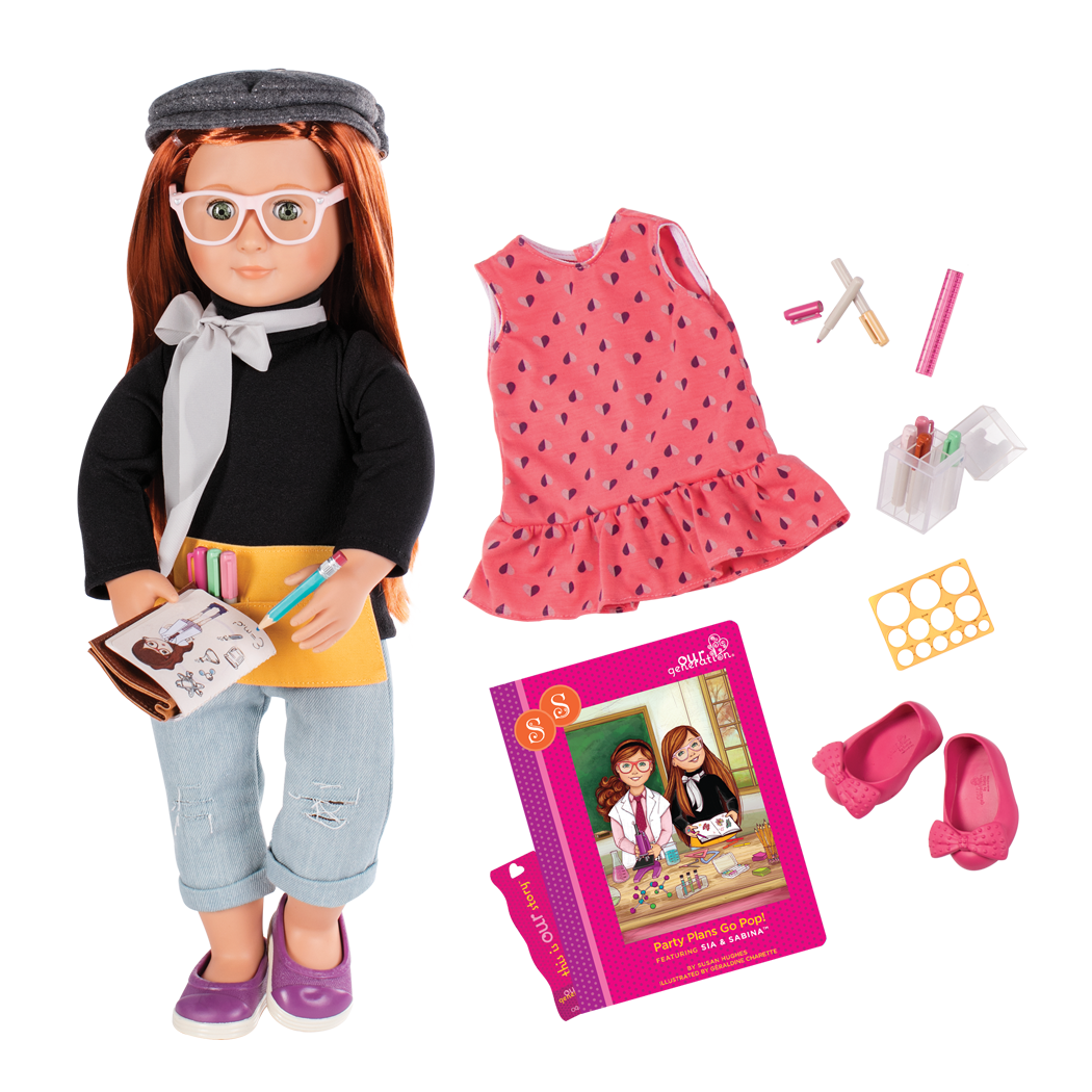 Sabina Deluxe 18-inch Doll with Storybook